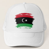 Libyenflagge Truckerkappe (Vorderseite)