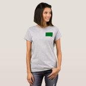 Libyenflaggen- und -karten-DK-T - Shirt (Vorne ganz)