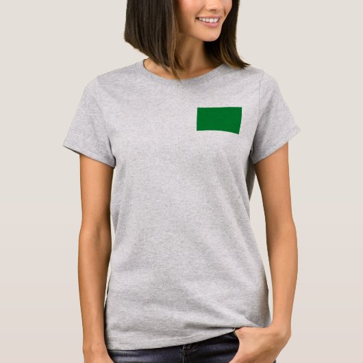 Libyenflaggen- und -karten-DK-T - Shirt (Vorderseite)