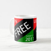 LIBYENFREIER AUGUST 21 2011 KAFFEETASSE (Vorderseite Links)