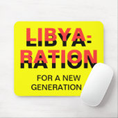 LIBYENRATION FÜR EINE NEUE GENERATION MOUSEPAD (Mit Mouse)