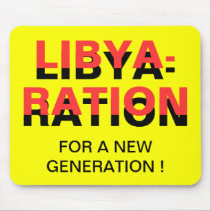 LIBYENRATION FÜR EINE NEUE GENERATION MOUSEPAD