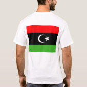 Libyer-Rebellenflagge T-Shirt (Rückseite)