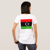 Libyer-Rebellenflagge T-Shirt (Schwarz voll)