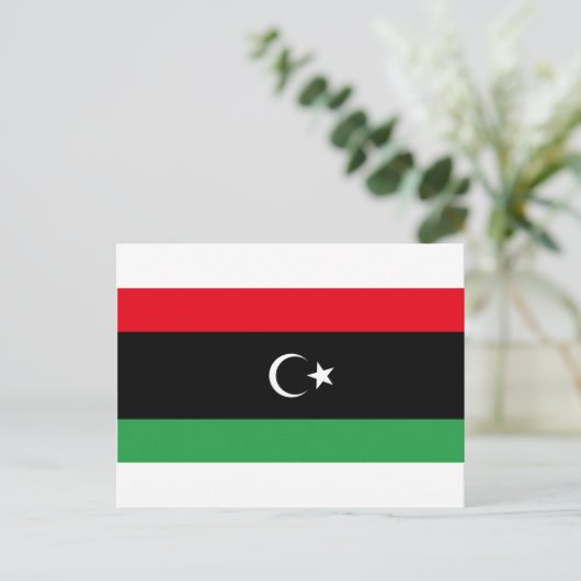 Libysch Postkarte (Stehend Vorderseite)
