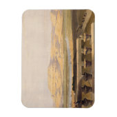 Libysche Bergkette aus dem Tempel von Luxor Magnet (Vertikal)