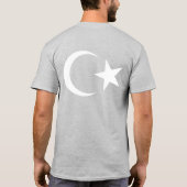 Libysche Feier zur Unabhängigkeit der Flagge T-Shirt (Rückseite)