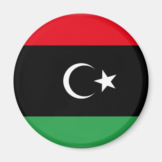 libysche Flagge 1951 Magnet (Vorne)