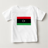 libysche Flagge Baby T-shirt (Vorderseite)