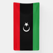 libysche Flagge Banner (Vertikal)