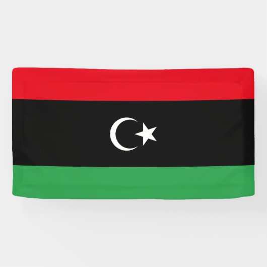 libysche Flagge Banner (Horizontal)