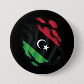 libysche Flagge Button (Vorderseite)