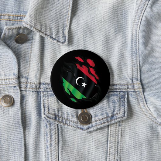 libysche Flagge Button (Beispiel)