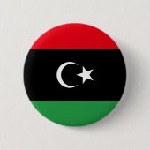 libysche Flagge Button (Vorderseite)