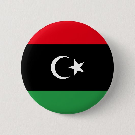 libysche Flagge Button (Vorderseite)