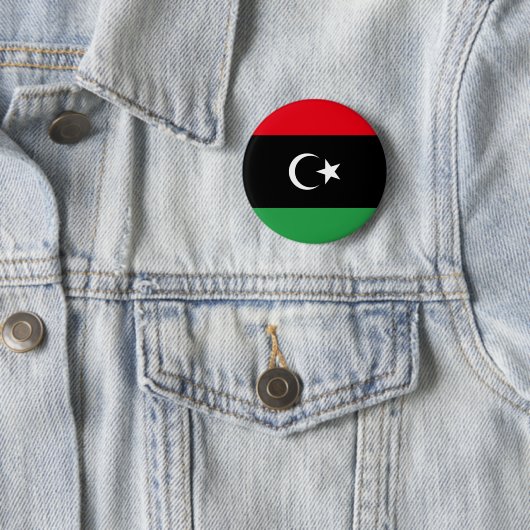 libysche Flagge Button (Beispiel)