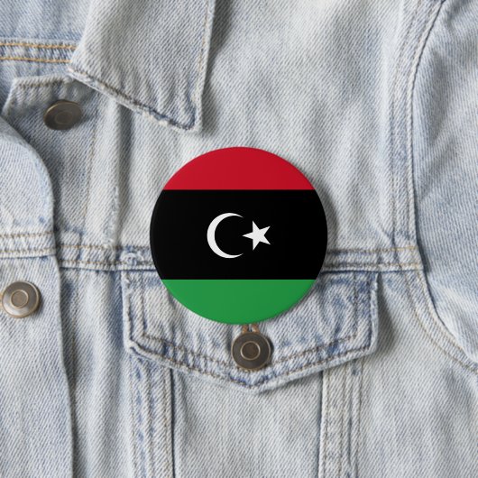 Libysche Flagge Button (Beispiel)