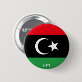 Libysche Flagge Charming Patriotic Button (Vorne & Hinten)