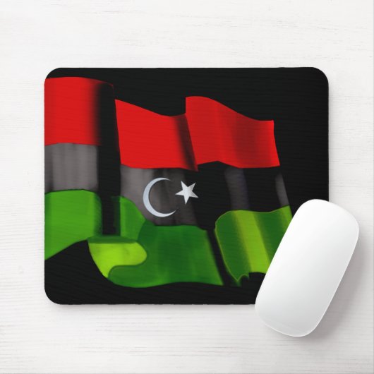 Libysche Flagge der Mousepad (Mit Mouse)