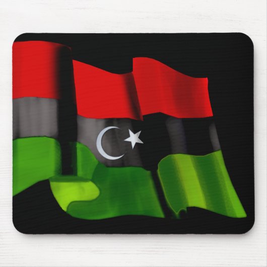 Libysche Flagge der Mousepad (Vorne)