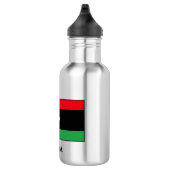 libysche Flagge Edelstahlflasche (Rechts)