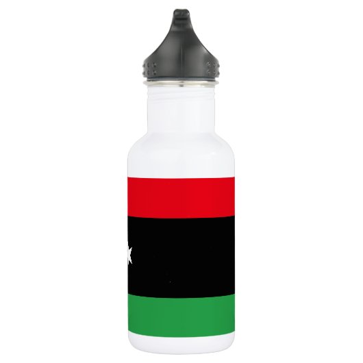 libysche Flagge Edelstahlflasche (Rechts)