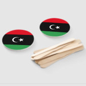 libysche Flagge Fächer (Non-assembled)