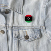 Libysche Flagge, Flagge Button (Beispiel)