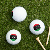 Libysche Flagge, Flagge Libyens Golfball (Insitu Gras)