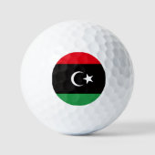 Libysche Flagge, Flagge Libyens Golfball (Vorderseite)