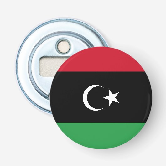 Libysche Flagge Flaschenöffner (Vorderseite)