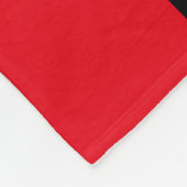 libysche Flagge Fleecedecke (Ecke)