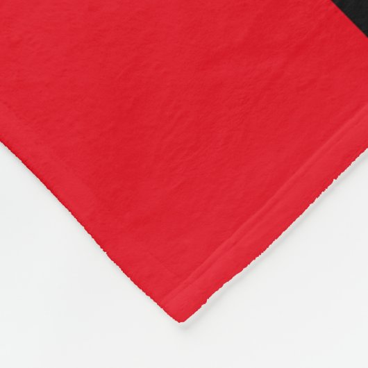 libysche Flagge Fleecedecke (Ecke)