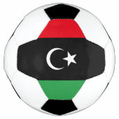libysche Flagge Fußball (Vorderseite)