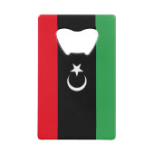 libysche Flagge Geldbeutel Flaschenöffner (Vorderseite)