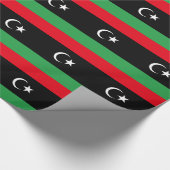 libysche Flagge Geschenkpapier (Ecke)