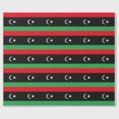 libysche Flagge Geschenkpapier (Flach)