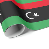 libysche Flagge Geschenkpapier (Rolleneckpunkt)