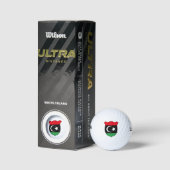 Libysche Flagge Grand Patriotic Golfball (Verpackungen)