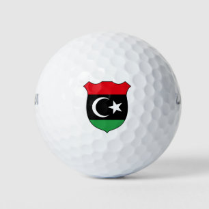 Libysche Flagge Groß Patriotik Golfball