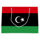 libysche Flagge Große Geschenktüte (Vorderseite)