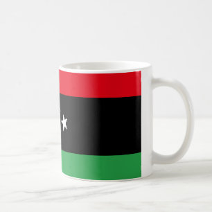libysche Flagge Kaffeetasse