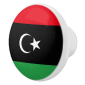 libysche Flagge Keramikknauf (Rechts)
