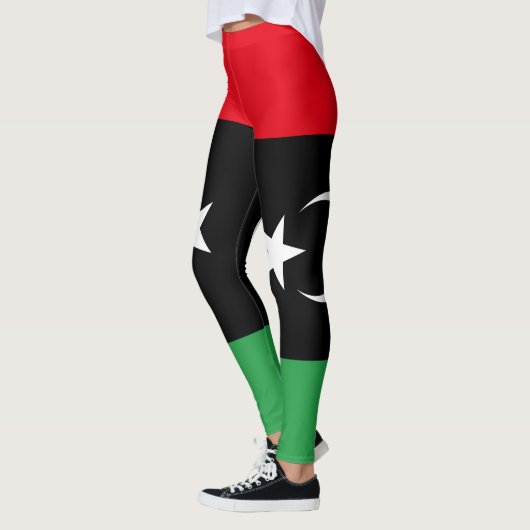 libysche Flagge Leggings (Links)