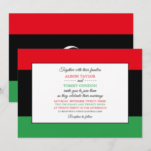 libysche Flagge, libysche Flagge Einladung