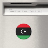 libysche Flagge Magnet (In Situ (Geschirrspüler))