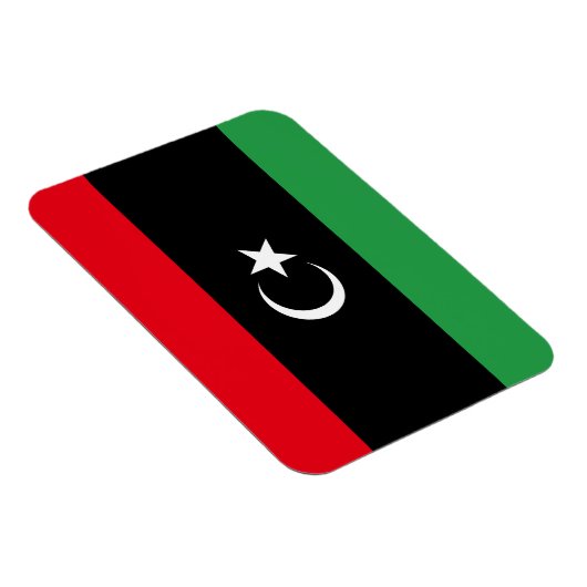 libysche Flagge Magnet (Rechte Seite)