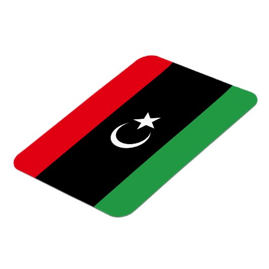 libysche Flagge Magnet (Linke Seite)
