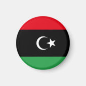 libysche Flagge Magnet (Vorne)