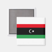 libysche Flagge Magnet (Vorderseite/Rückseite)